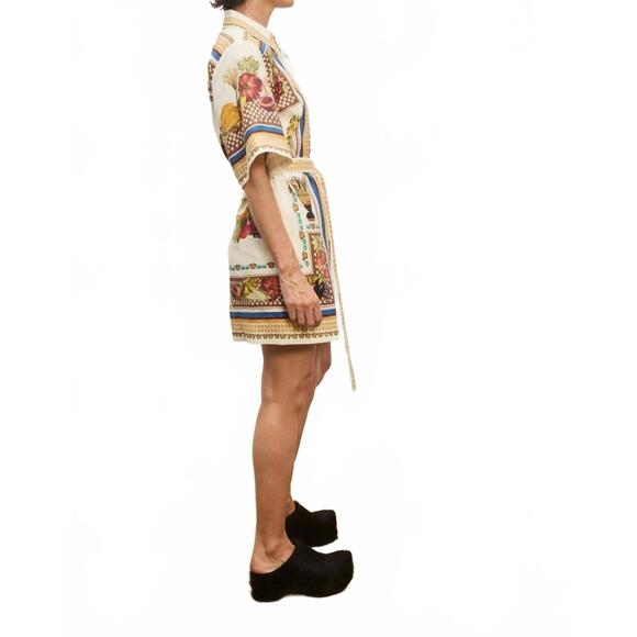 NEW ALEMAIS mercado mini dress in multi - Picture 2 of 5